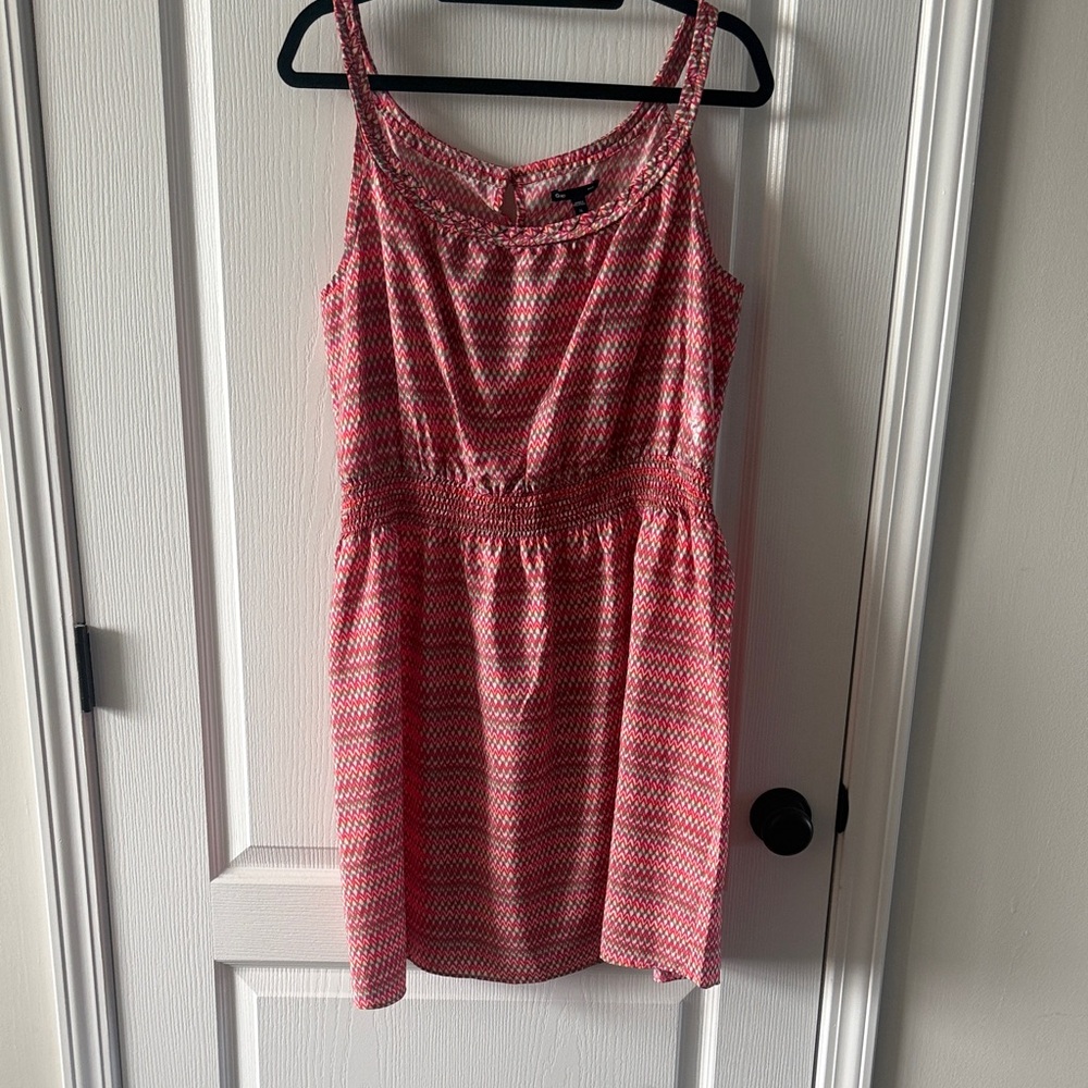 GAP Red Patterned Mini Dress